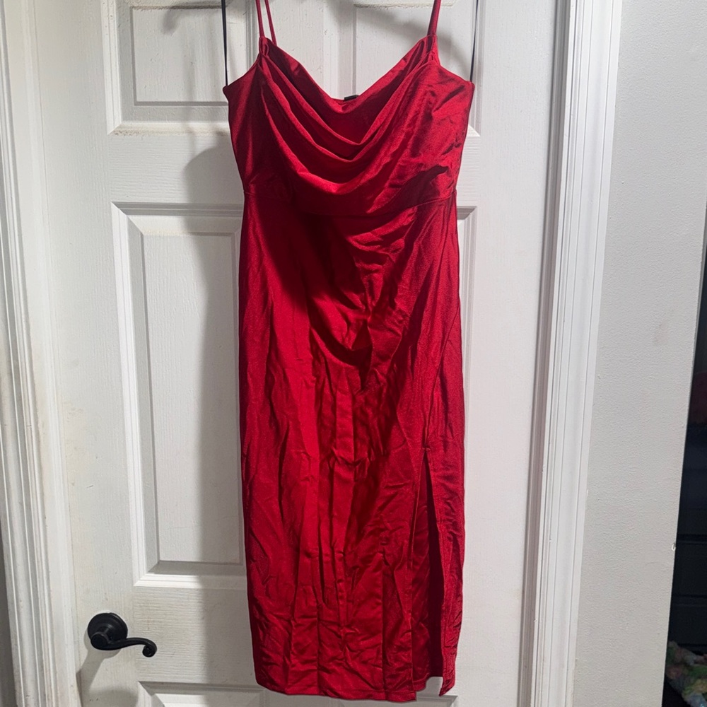 Windsor Striking Red Midi Dress